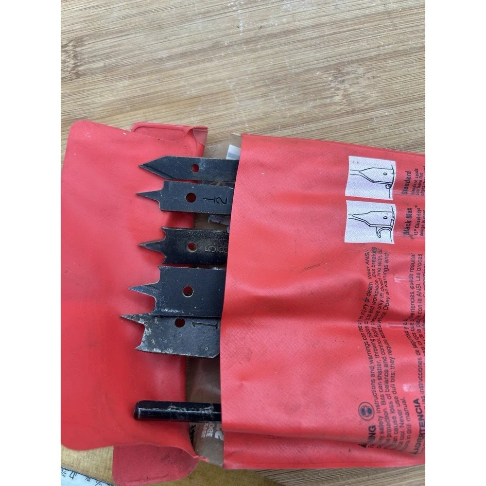 Vermont‎ American Black max 6Pc.Spade Bit Set 14483